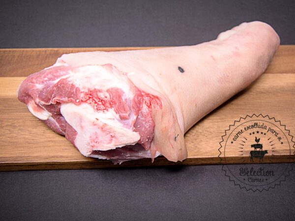 Pernil de porco preto